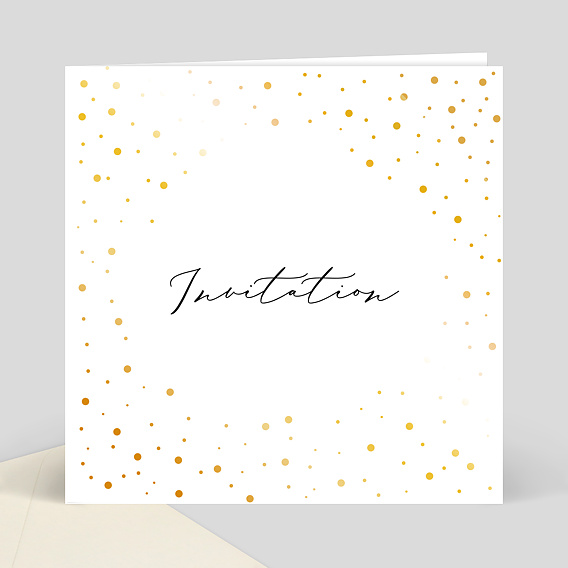 Invitation Professionnelle Dorure Invitation