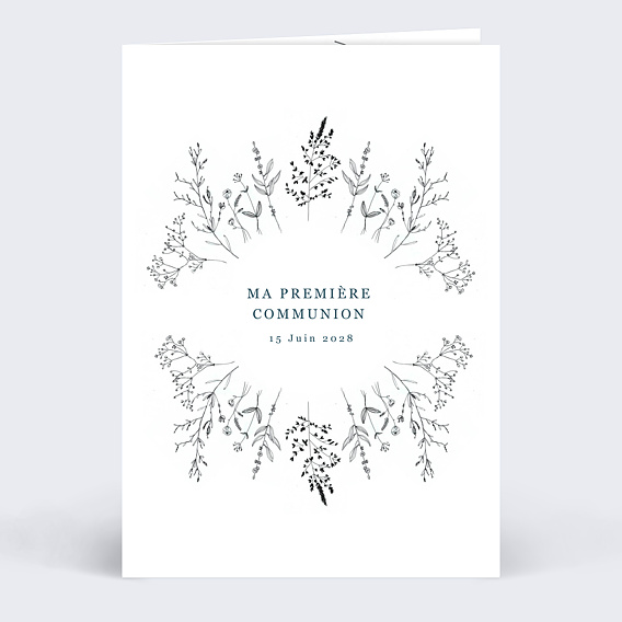 Carte De Communion Idylle Popcarte Carte De Communion Idylle Popcarte