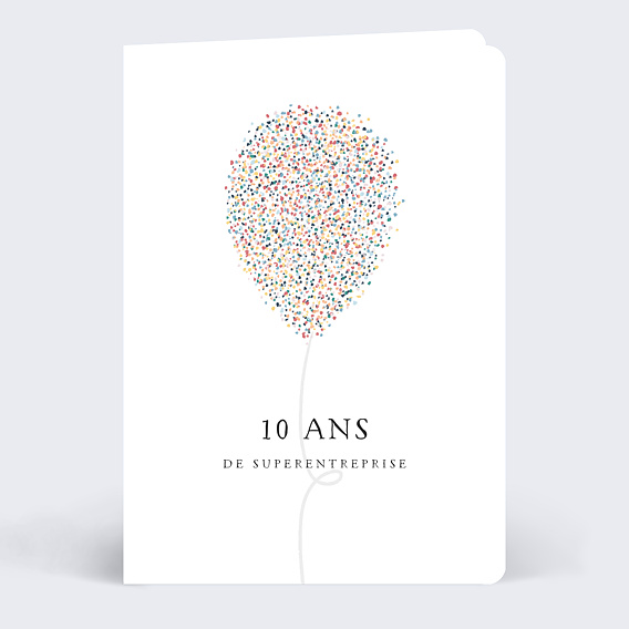 Invitation Professionnelle Anniversaire Balloons