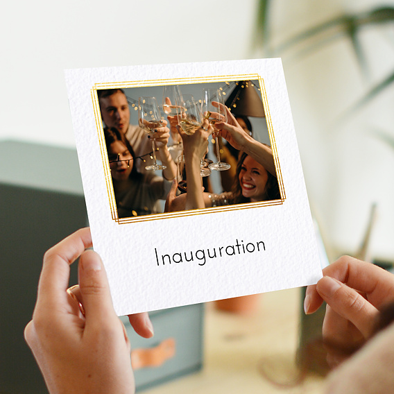 Invitation professionnelle Inauguration Esprit Gatsby
