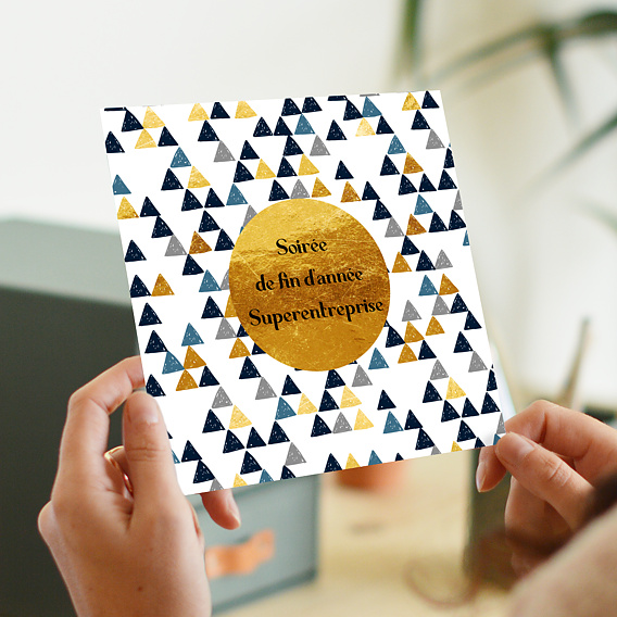 Invitation professionnelle Inauguration Petits Triangles