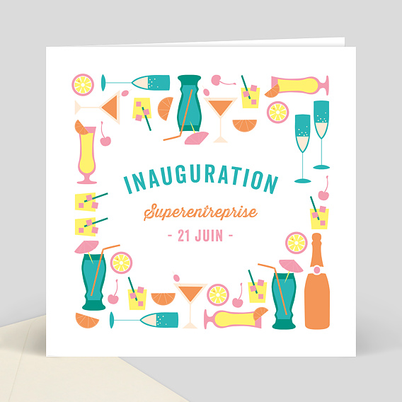 Invitation Professionnelle Inauguration