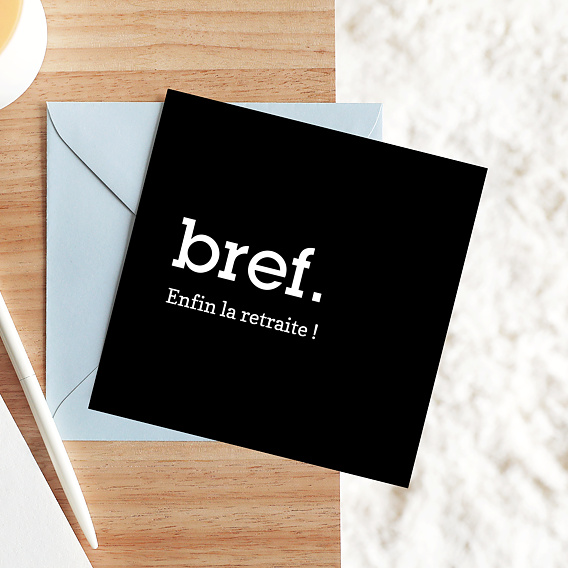 Carte d'invitation Bref Après 1