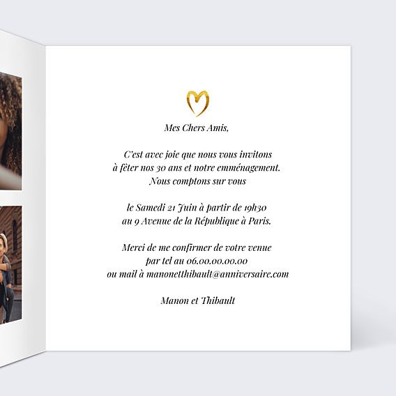 Invitation Toutes Occasions Ligne Ocre