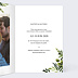 Faire part Pacs White Garden Intérieur Droit