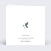 Faire-part communion Dorure Eucalyptus Verso