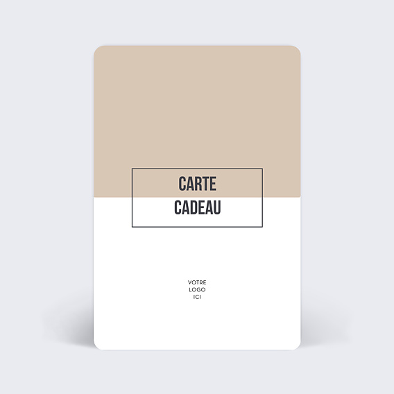Carte cadeau Coupon Recto