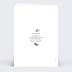 Faire part Pacs Aquarelle Botanique Verso