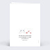 Faire part Pacs Illustration Elégance Verso