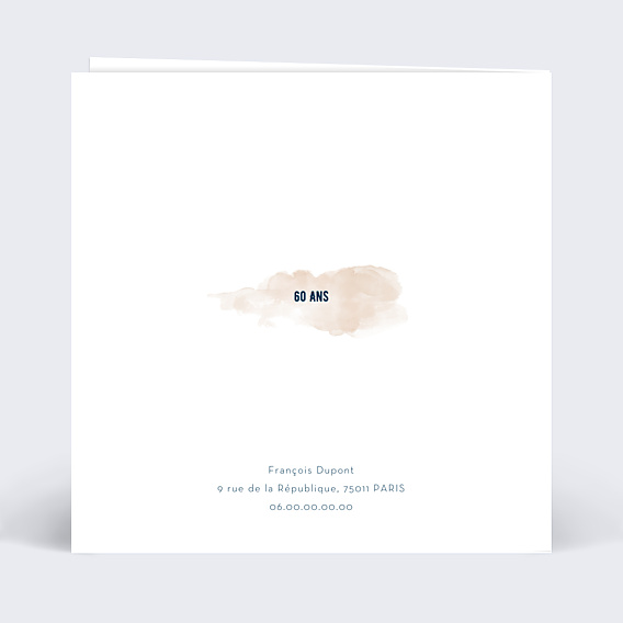 Invitation Toutes Occasions Dorure Mystique