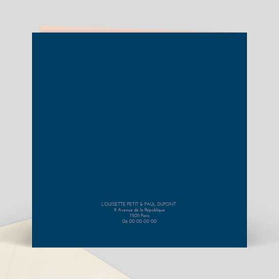 Faire part pacs Collection Velours Verso