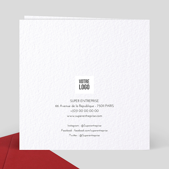 Invitation professionnelle Inauguration Esprit Gatsby Verso