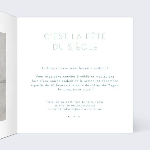 Invitation Anniversaire Adulte Dorure C'est la Fête