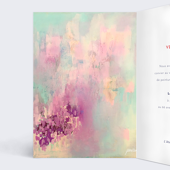 Invitation Professionnelle Vernissage Nébuleuse