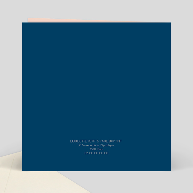 Carte Pacs Collection Velours Verso