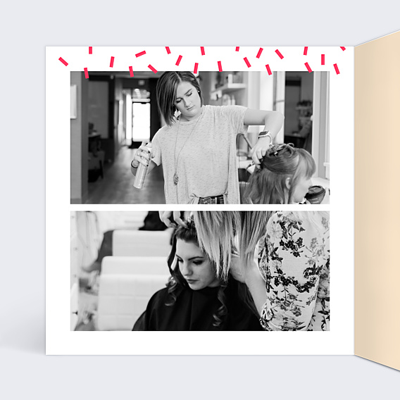 Invitation Professionnelle Pop-Art