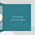 Carte d'invitation Mosaïque Intérieur Droit