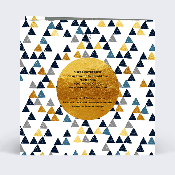 Invitation Professionnelle Inauguration Petits Triangles
