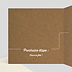 Faire-part communion Timeline Kraft Intérieur Gauche