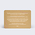 Carte d'invitation Boarding Pass Verso