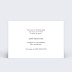 Invitation professionnelle Charme Classique Verso