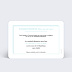 Invitation professionnelle Double Filet Verso