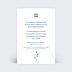 Invitation professionnelle Idylle Verso