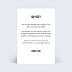 Carte d'invitation Typographie Surprise Verso