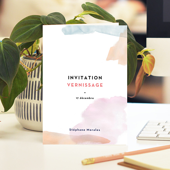 Invitation professionnelle Vernissage Nébuleuse Après 4