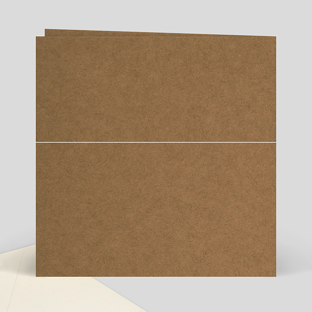 Carte de communion Timeline Kraft Verso