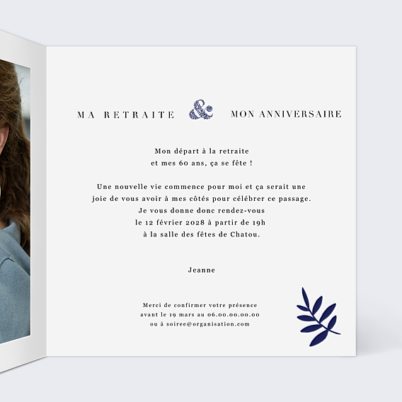 Invitation Toutes Occasions Retraite Esperluette