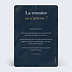 Carte d'invitation Mémento Verso