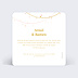 Cartes invitation mariage Fairy Lights Verso