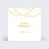 Cartes Invitation Mariage Fairy Lights