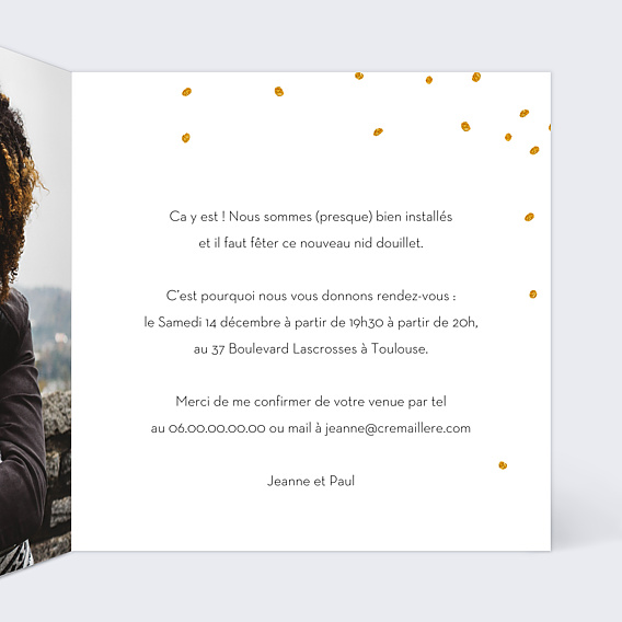 Invitation Toutes Occasions Poussière d'Etoiles