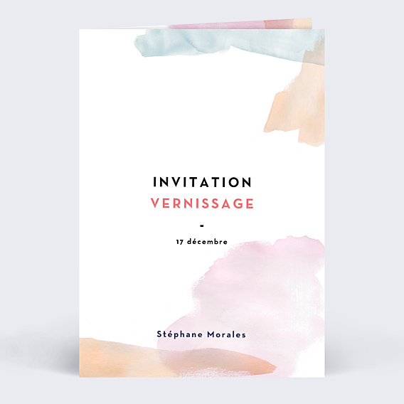 Invitation Professionnelle Vernissage Nébuleuse