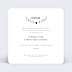 Faire-part Communion Coeur Bucolique Simple