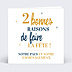 Faire-part Pacs 2 en 1