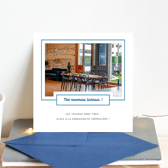 Invitation professionnelle Découpe Inauguration Cadre Après 4