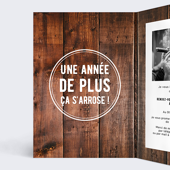 Invitation Anniversaire Adulte Pur Malt
