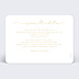 Faire-part Pacs Manuscrite Ocre