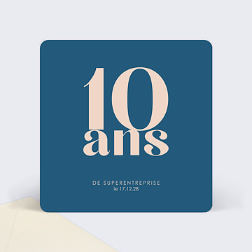 Invitation professionnelle Velours