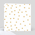 Faire-part Communion Pois Ocre