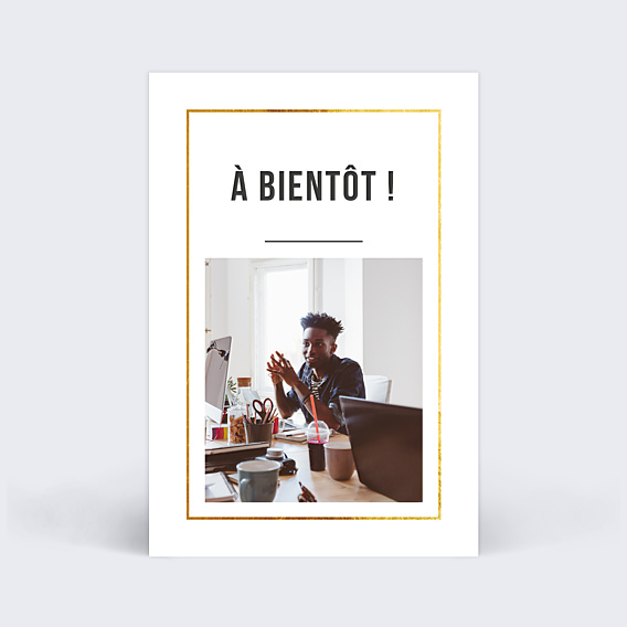Invitation Toutes Occasions Filet d'Or Lumineux