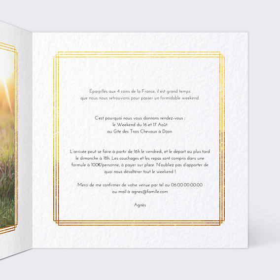 Invitation Toutes Occasions Esprit Gatsby