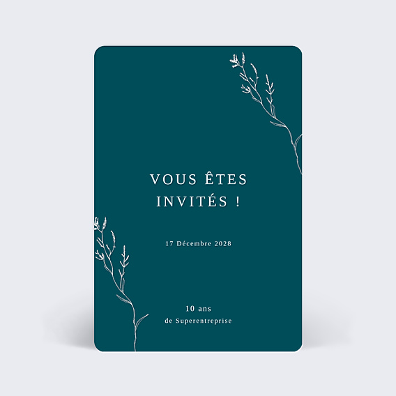 Invitation Professionnelle Idylle