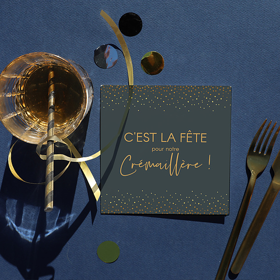 Carte d'invitation Élégance Après 4