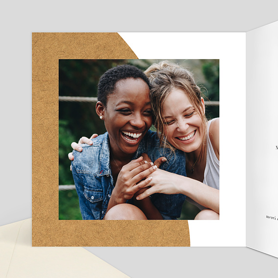 Faire part pacs Sahara Intérieur Gauche