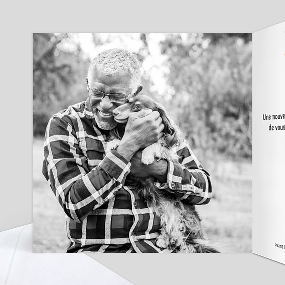 Carte d'invitation Poussières Étoiles Intérieur Gauche