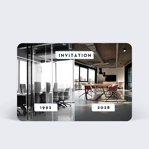 Invitation Professionnelle Double Filet